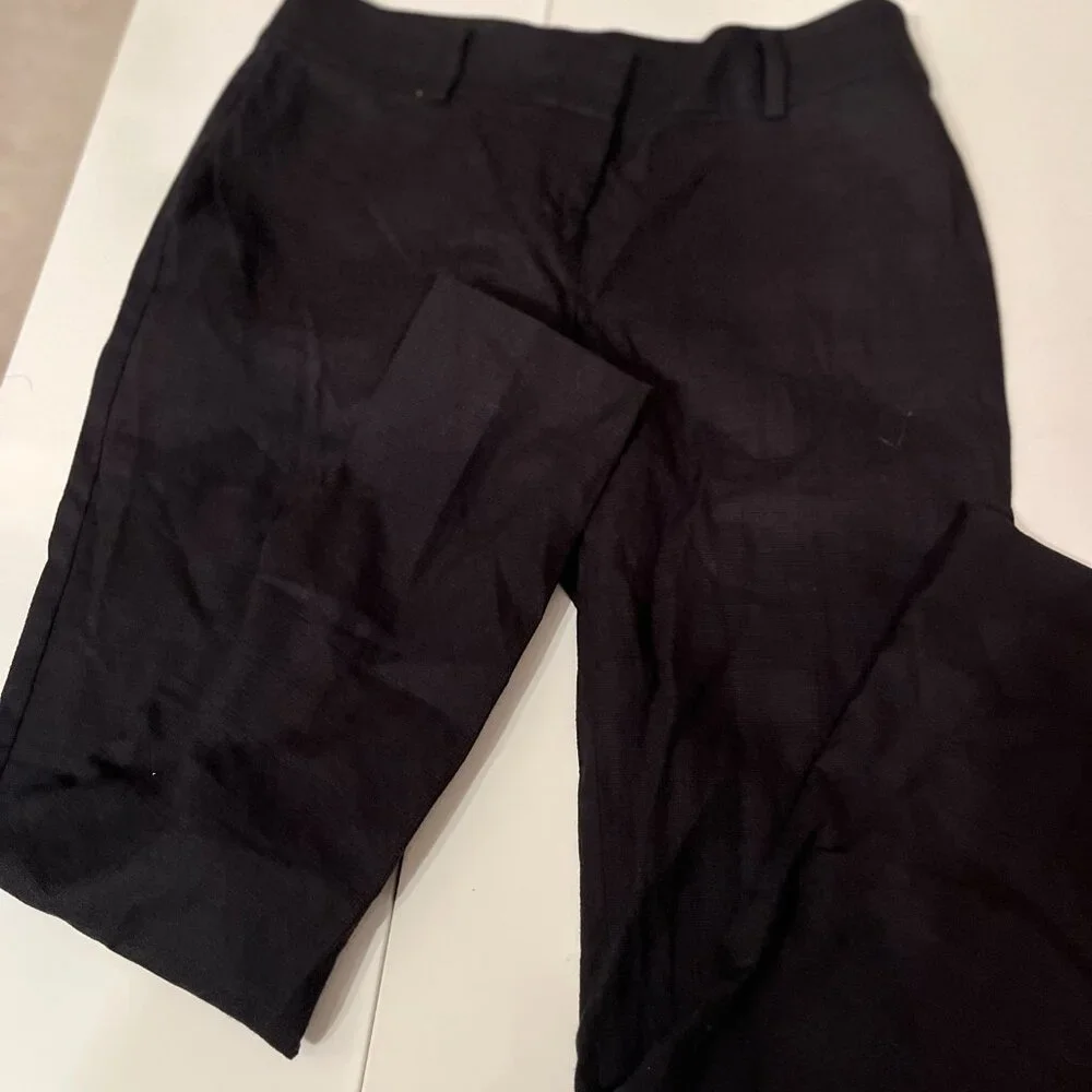 Ann Taylor Black Pants Double Clasp‎ Size 4 💗